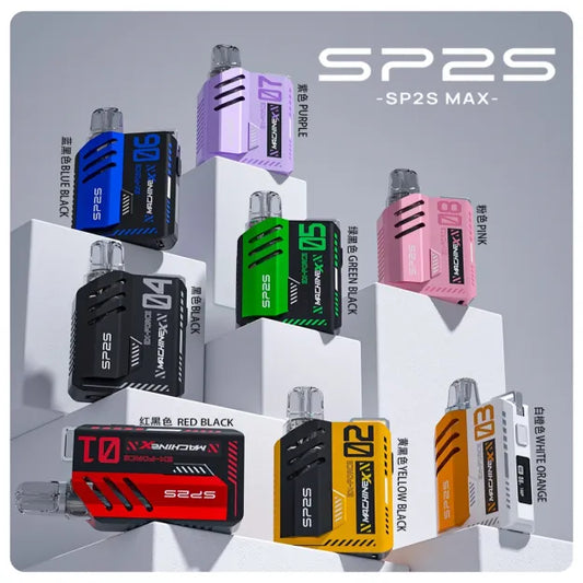 sp2sMXS主機只能使用mxs煙彈哦。可調功率最低6w-20w，多顏色可選~❤️