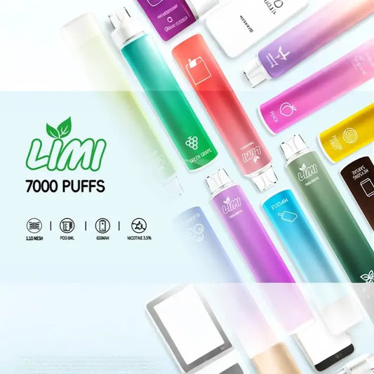 LIMI 7000口 抛棄式/一次性霧化棒 可充電❤️