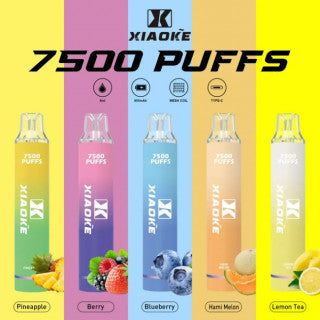 梟客XIAOKE7500口大容量一次性電子煙| 可充電拋棄式🔥台灣現貨🔥